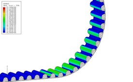 HTD in HTD Pulley Timing Belt Stress Analysis